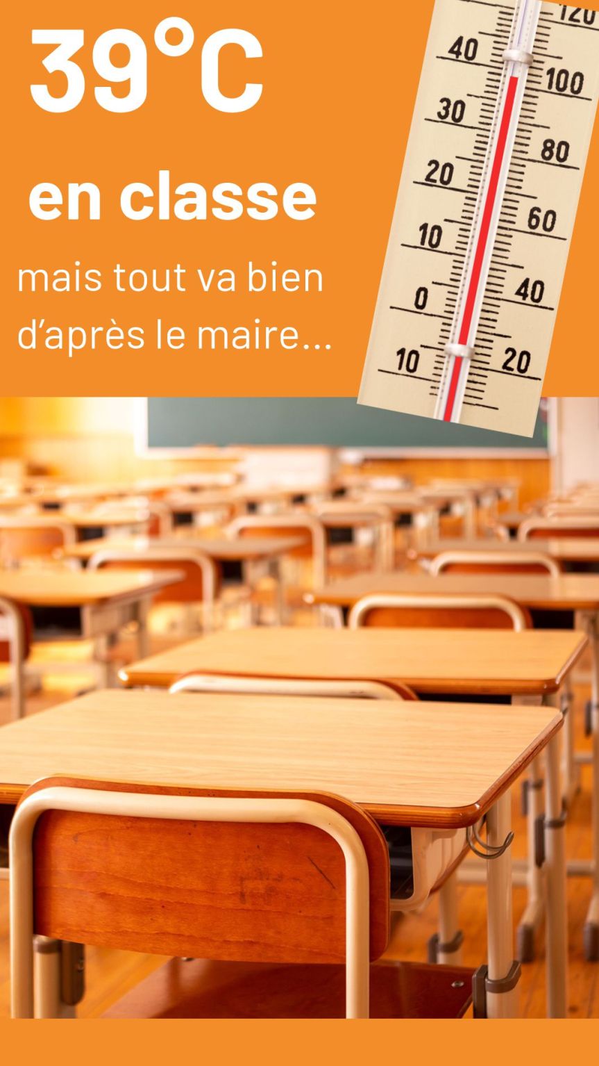 Températures élevées dans les&nbsp;classes