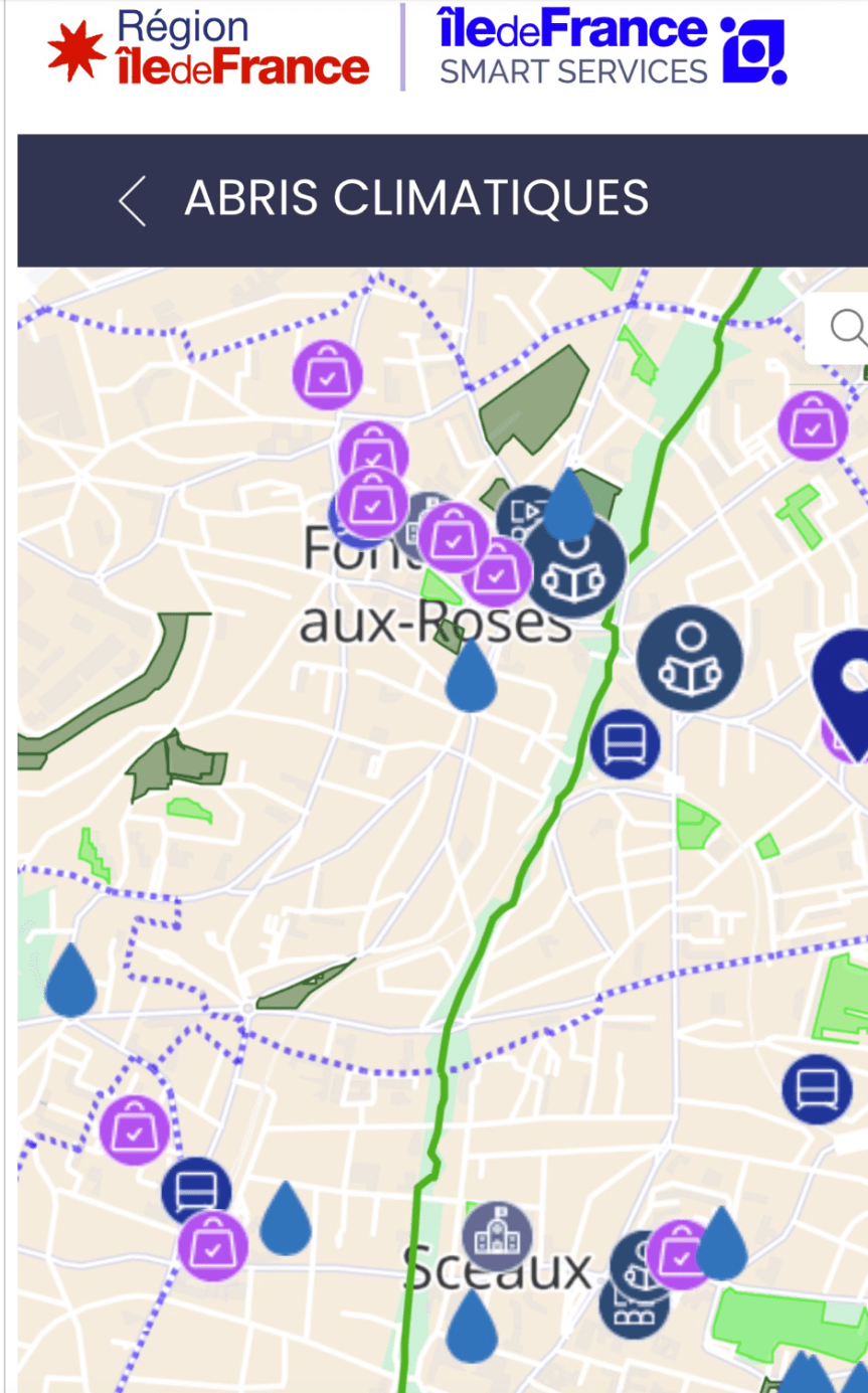 Abris climatiques en Ile-de-France, et à Fontenay-aux-Roses ?